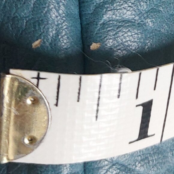 Slate Blue Jessica Simpson Crossbody Bag; zip top and front pockets - Picture 11 of 12